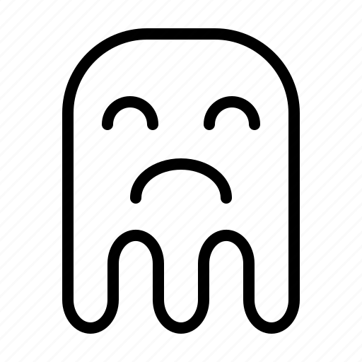 Emoji, ghost, sad icon - Download on Iconfinder