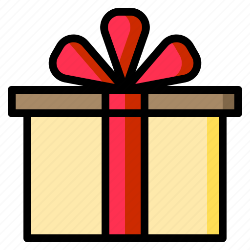 Gift, box, bow, donation, birthday icon - Download on Iconfinder
