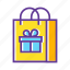 bonus, gift, gift box, hand bag, present, shopping, shopping bag 
