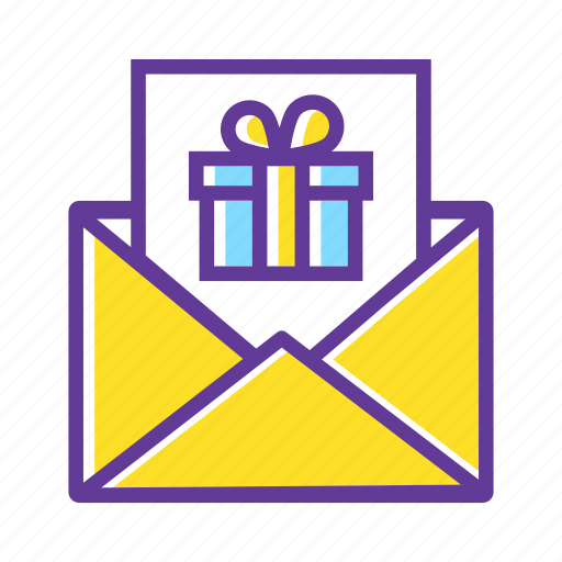 Coupon, envelope, gift, gift box, gift card, gift certificate, present icon - Download on Iconfinder