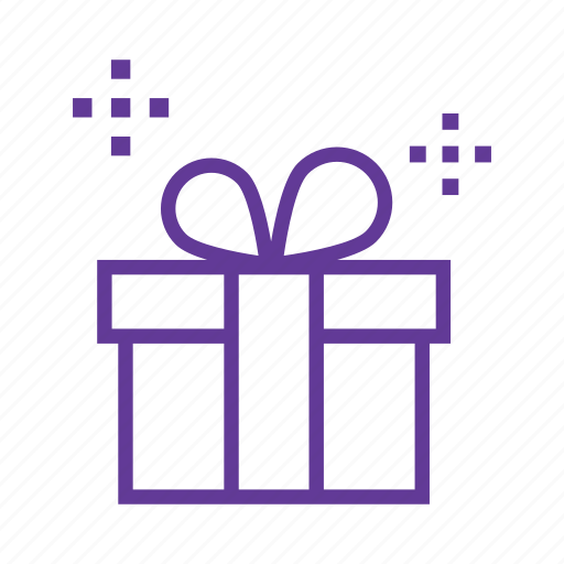 Birthday gift, christmas gift, gift, gift box, present, wrapped gift icon - Download on Iconfinder