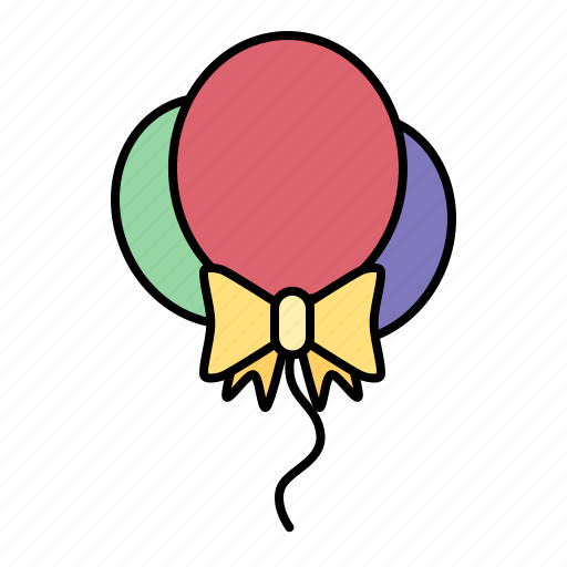 Gift, present, ballon icon - Download on Iconfinder