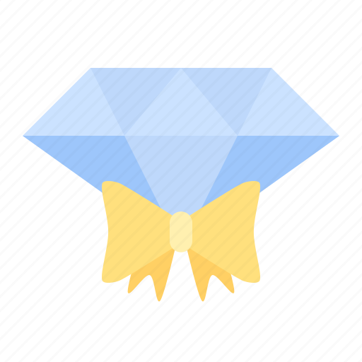 Present, gift, diamond, jewel icon - Download on Iconfinder