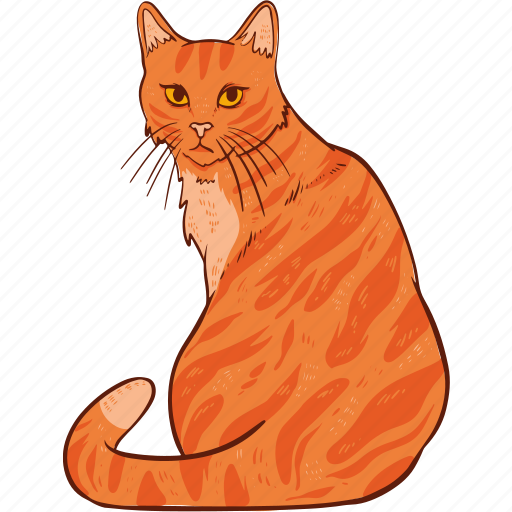 Ginger, cat icon - Download on Iconfinder on Iconfinder