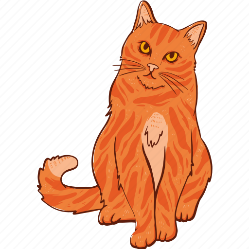 Ginger, cat, m icon - Download on Iconfinder on Iconfinder