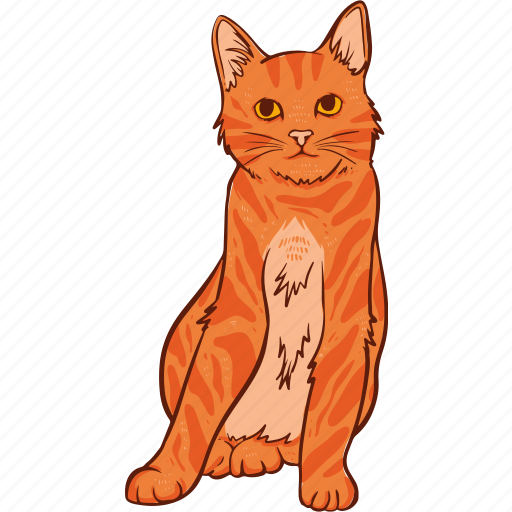 Ginger, cat, n icon - Download on Iconfinder on Iconfinder