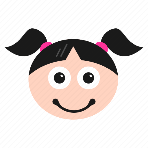 Astonished, emoji, emoticon, face, girl, happy, hushed icon - Download on Iconfinder