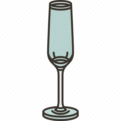Champagne, flute, glass, beverage, party icon - Download on Iconfinder
