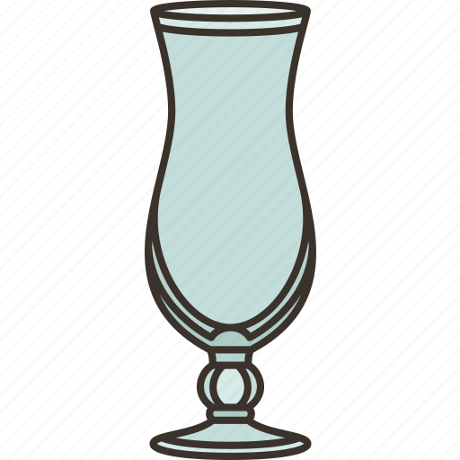 Glass, hurricane, cocktail, serving, tableware icon - Download on Iconfinder