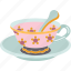 tea, cup, porcelain, crockery, dining 