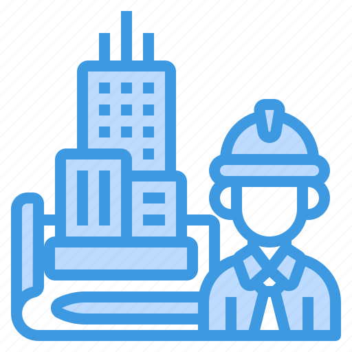 Architect, engineer, profession, job, business, plan icon - Download on Iconfinder