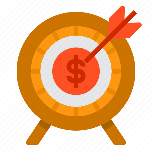 Target, funds, achievement, goal, money, marketing icon - Download on Iconfinder
