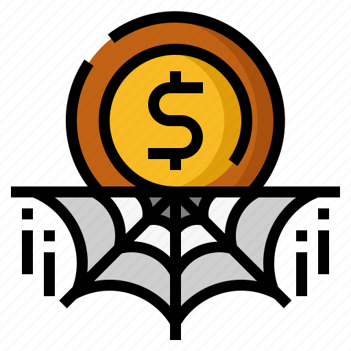Deflation, spider, web, recession, stingy, financial, crisis icon - Download on Iconfinder