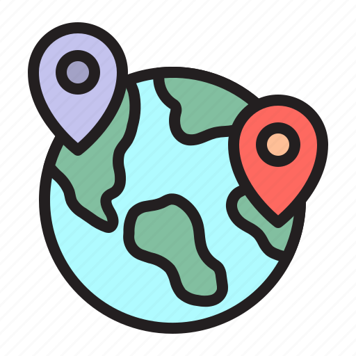 Location, delivery, gps, worldwide, international, global icon - Download on Iconfinder