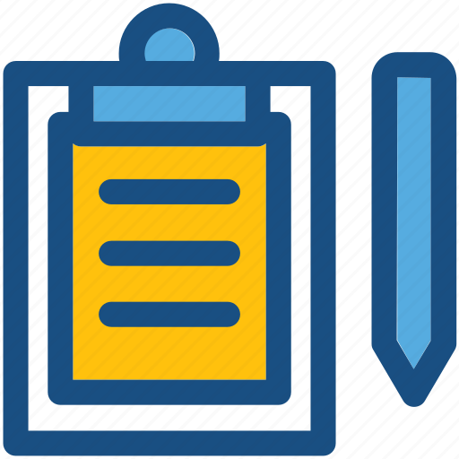 Clipboard, document, form, pen, text sheet icon - Download on Iconfinder