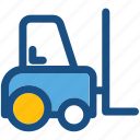 bendi truck, counterbalanced truck, fork truck, forklift, golf cart