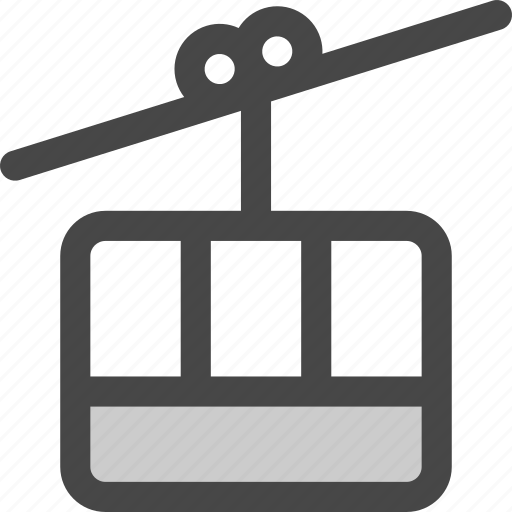 Aerial, cable, lift, ropeway, tramway, transport, wire icon - Download on Iconfinder