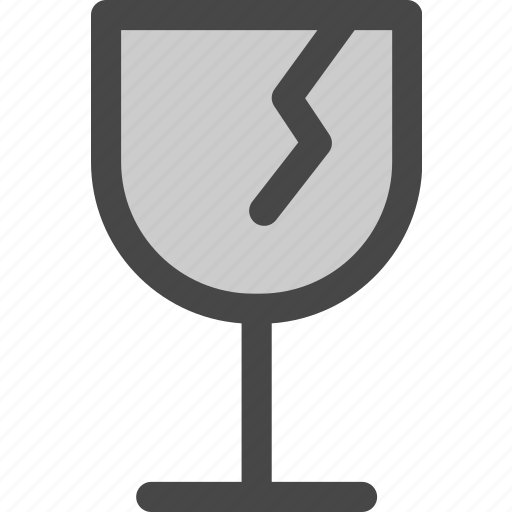 Breakable, delivery, fragile, glass, handle, shipping, warning icon - Download on Iconfinder