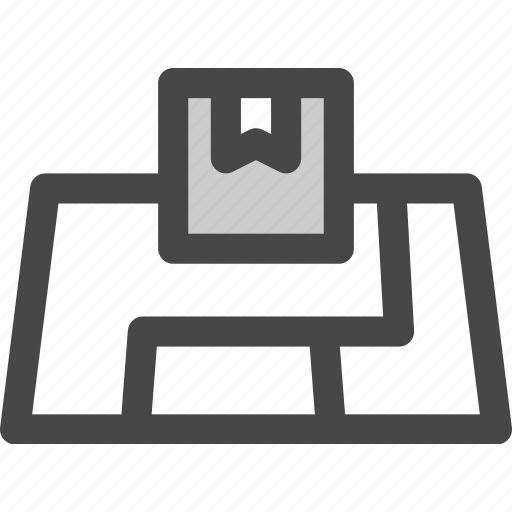 Delivery, loaction, mail, map, package, shipping icon - Download on Iconfinder