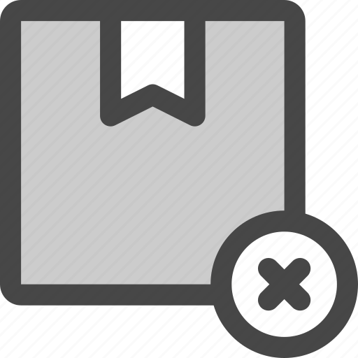 Delivery, denied, mail, package, rejected, shipment, shipping icon - Download on Iconfinder