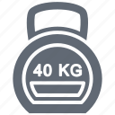 forty kg, kg, kilogram, weight, weight tool 