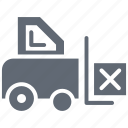 bendi truck, counterbalanced truck, fork truck, forklift, golf cart 