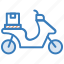 cargo bike, courier service, delivery bike, scooter, transport 