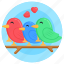 birds, love birds, creature, love parrots, agapornis 