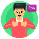 personal message, pray message, pray, pray chat, talking