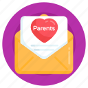 parents day letter, parents day mail, invitation, love mail, message for parents