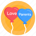 heart balloons, parents day balloons, balloons, love balloons, balloonsheart balloons
