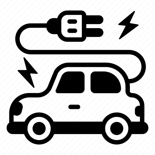 Electric vehicle, electricity car, rechargeable car, electric automobile, hybrid car icon - Download on Iconfinder