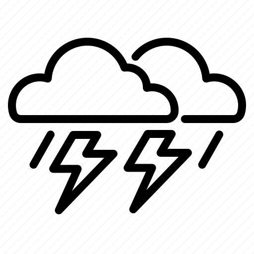 Storm, thunder, lightning, thunderstorm icon - Download on Iconfinder