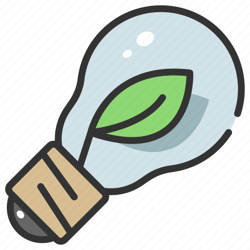 Eco, ecology, electricity, environment, leaf, lightbulb, plant icon - Download on Iconfinder