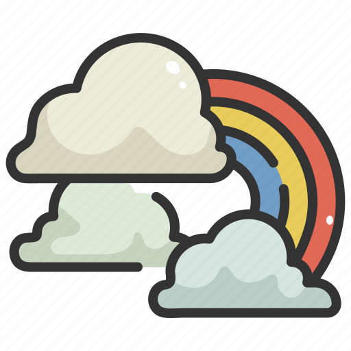 Atmospheric, nature, rainbow, sky, spectrum, sun, weather icon - Download on Iconfinder