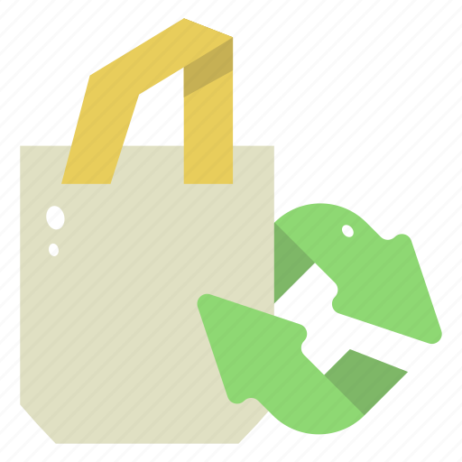 Bag, eco, eco bag, ecologic, recycle, recycled, shopping icon - Download on Iconfinder