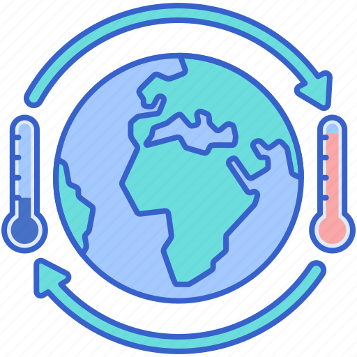 Climate, change, planet, hot, cold, global warming icon - Download on Iconfinder