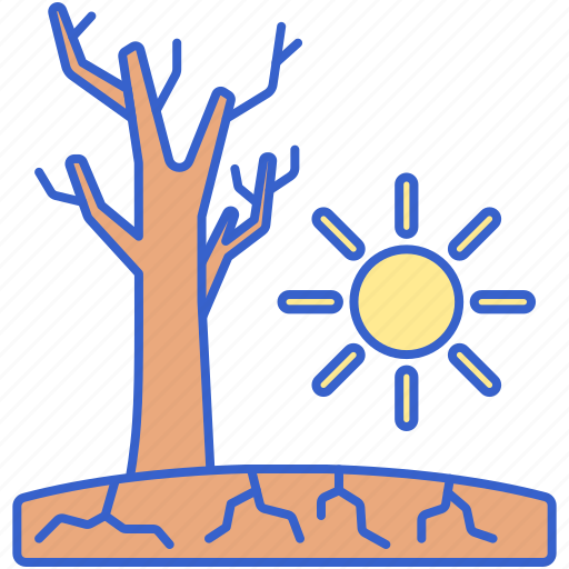 Drought, sun, dry, no water icon - Download on Iconfinder
