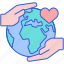 save, the, planet, love, earth, globe 