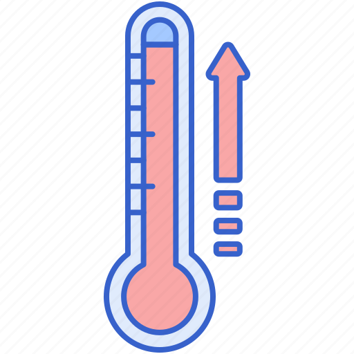Temperature, increase, thermometer, hot icon - Download on Iconfinder