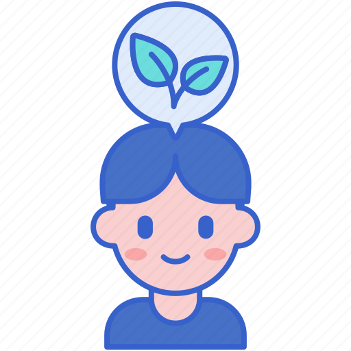 Think, green, living, person, eco icon - Download on Iconfinder