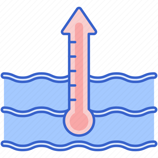 Warming, ocean, hot, thermometer icon - Download on Iconfinder