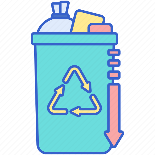 Waste, reduction, bin, garbage, trash icon - Download on Iconfinder