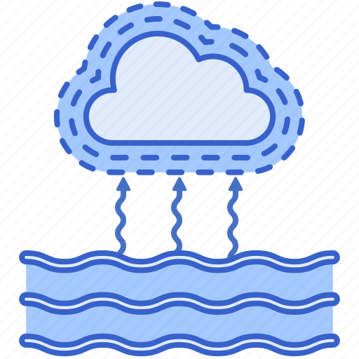 Water, vapor, evaporation icon - Download on Iconfinder