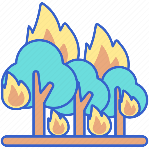 Wildfire, forest, fire, nature icon - Download on Iconfinder