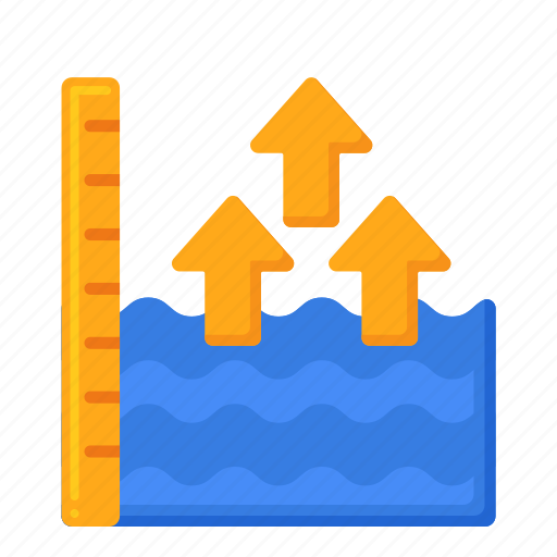 Sea, level, rise, water icon - Download on Iconfinder