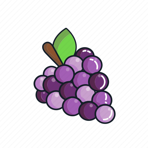 Food, fruit, grapes, healthy, juice, organic, smoothie icon - Download on Iconfinder