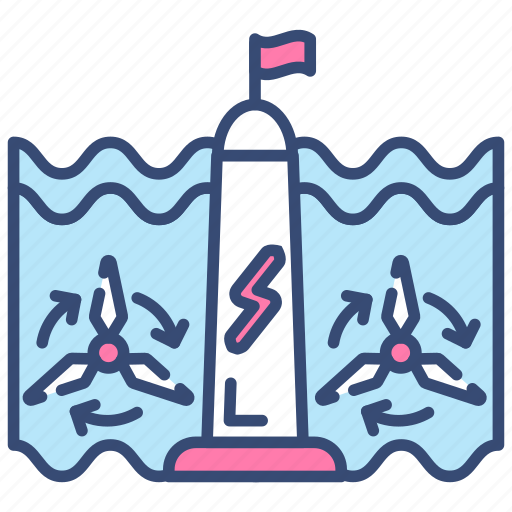 Tidal, power, energy, water, waves, powers icon - Download on Iconfinder