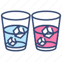 1, glass, sold, drinks, beakers, drinking, glasses
