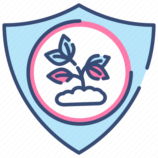 Plant, protection, crops, plantation, shield, pest, control icon - Download on Iconfinder
